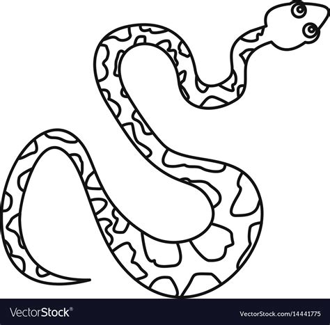 snake outline|snake outline template.